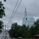 Вид на Преображенский храм