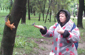 в курортном парке